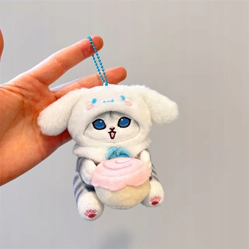 12/20 cm Roztomilá plyšová bábika Mačka Premeniť na králika Psík Mačka Prívesok pre bábiky Roztomilý